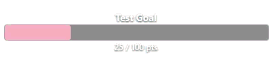 Progress bar overlay
